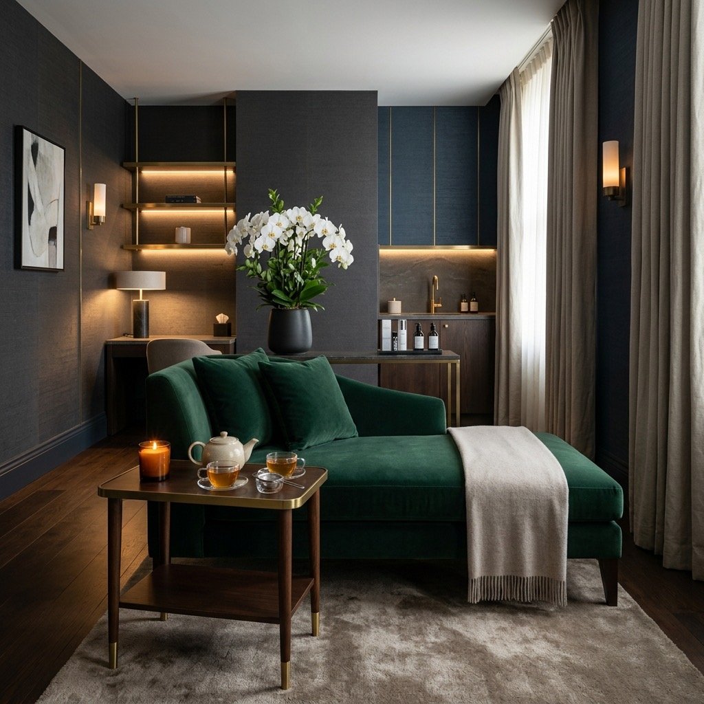 Luxurious private clinic suite at EverVive Health — a serene five-star medical sanctuary in Jacksonville Beach